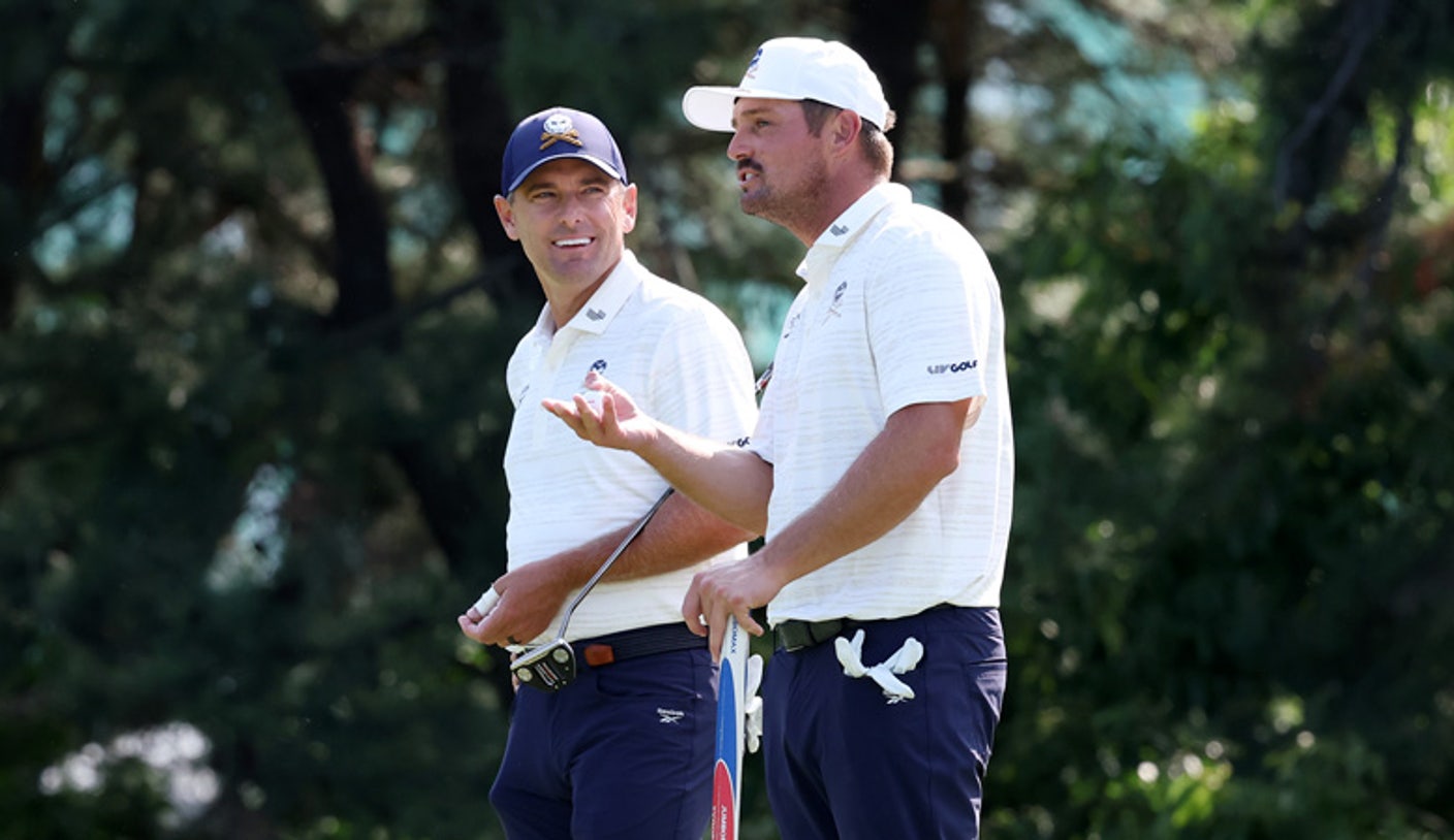胜天国际pg：泰勒·古奇领跑，德尚博、霍威尔紧追不舍，LIV Golf Korea次轮战况